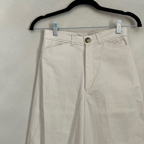 ZARA Canvas High Rise Trousers - Picture 2 of 5